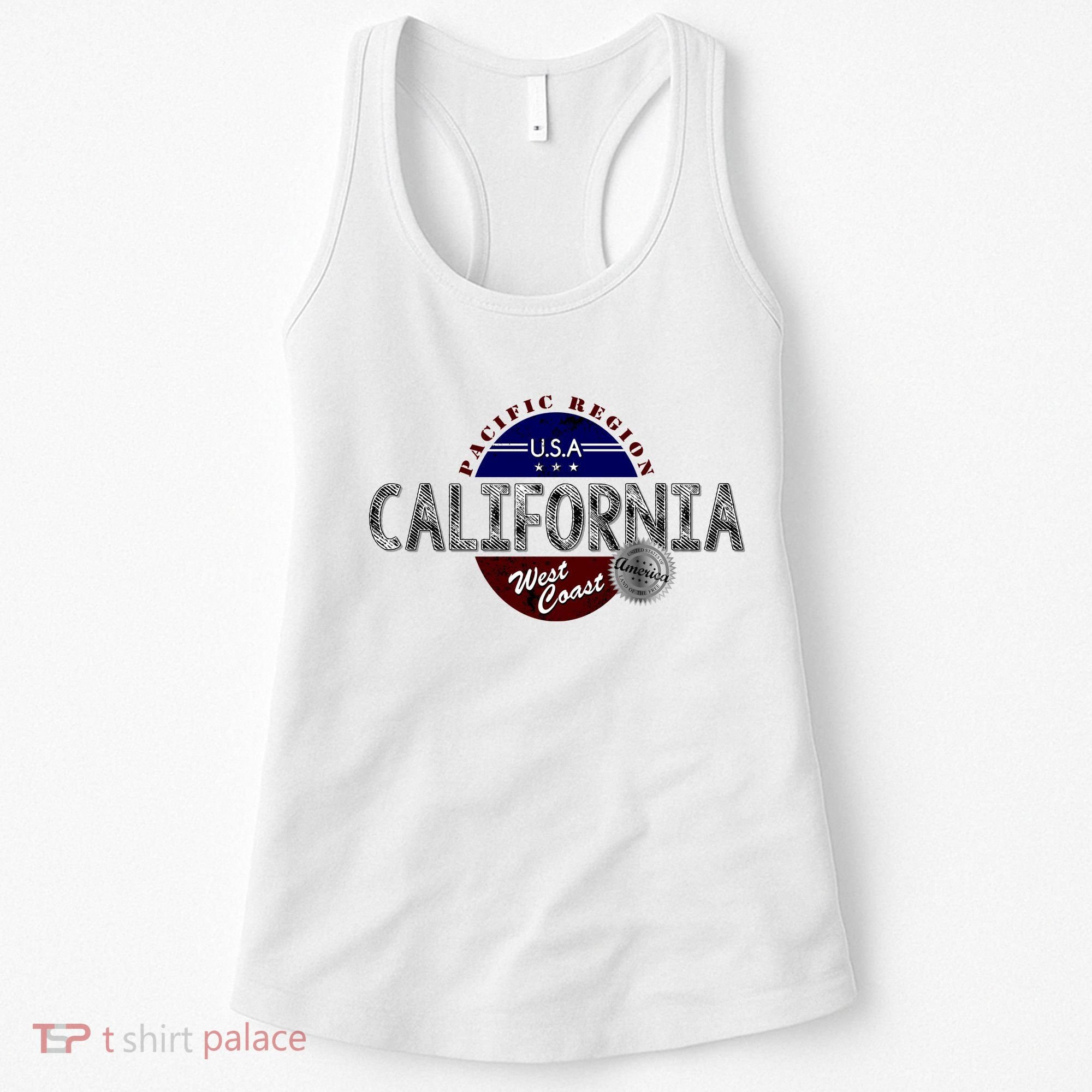 California Land of the Free Logo Women's Tank Top