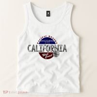 California Land of the Free Logo Tank Top thumb 2