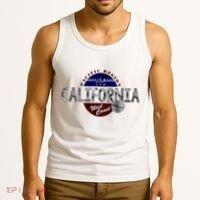 California Land of the Free Logo Tank Top thumb 3