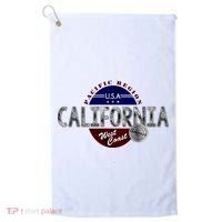 California Land of the Free Logo Golf Towel thumb 0