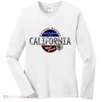 California Land of the Free Logo Women's Long Sleeve Shirt thumb 0