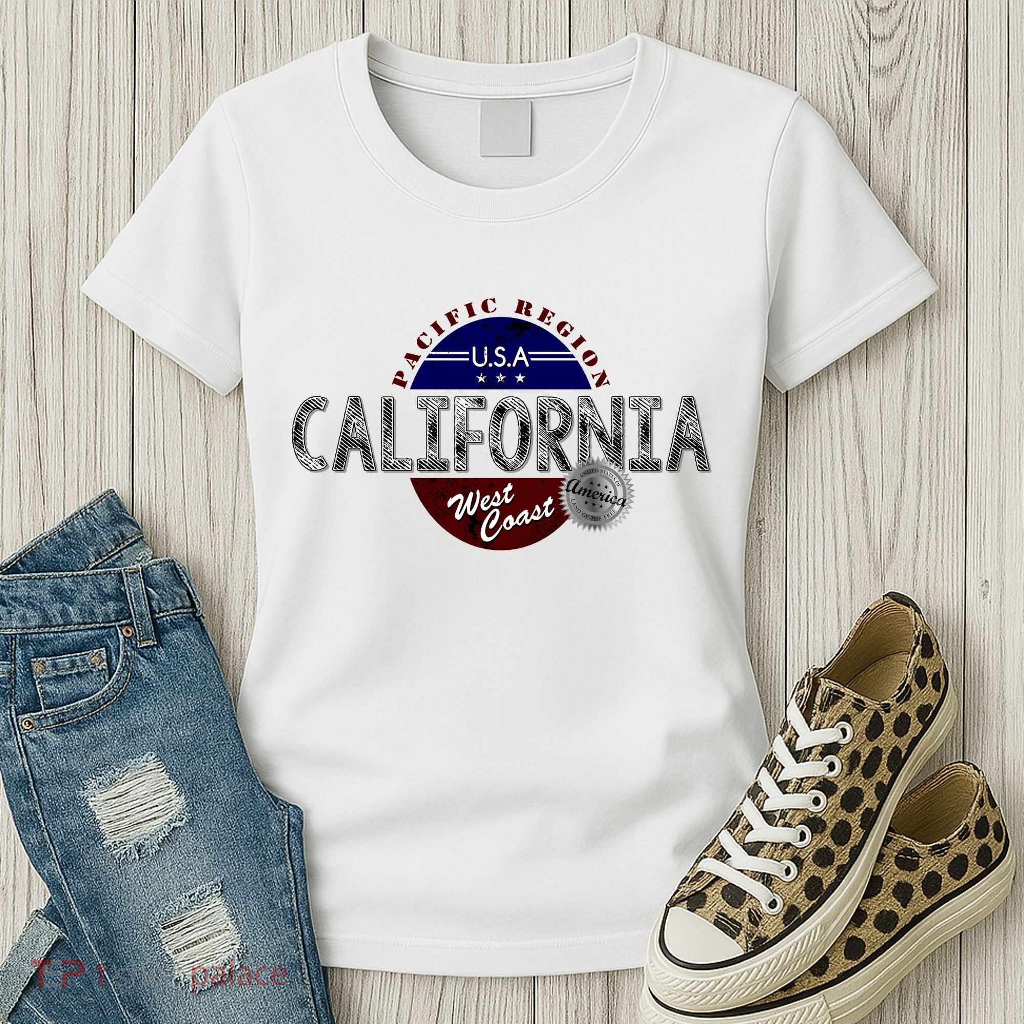 California Land of the Free Logo Women's T-Shirt