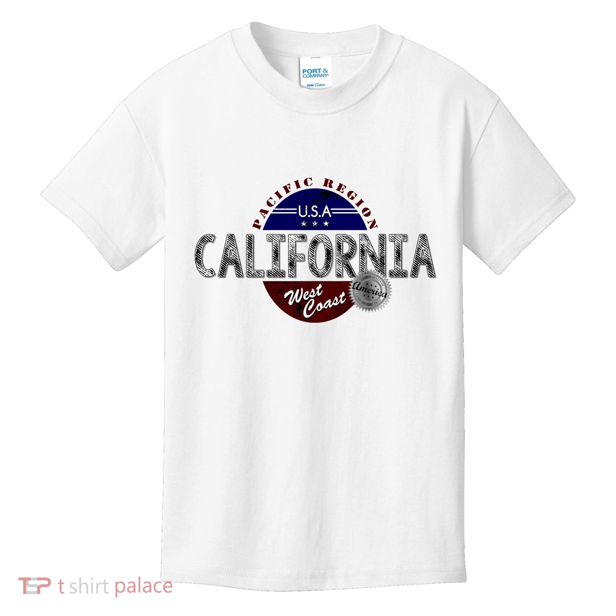 California Land of the Free Logo Kids T-Shirt