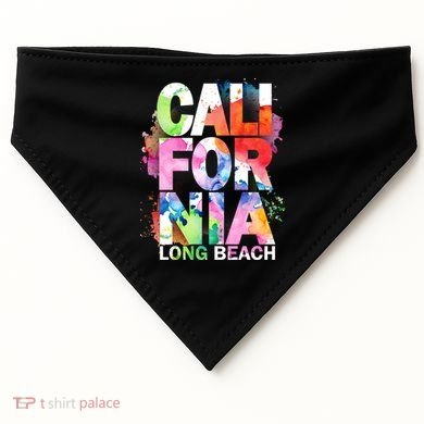 California Long Beach USA-Made Doggie Bandana