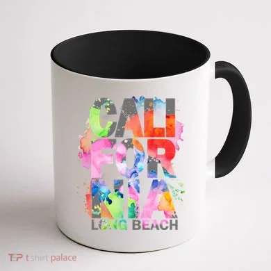California Long Beach Coffee Mug back