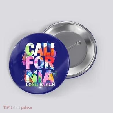 California Long Beach Button