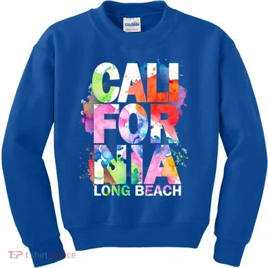 California Long Beach Kids Sweatshirt
