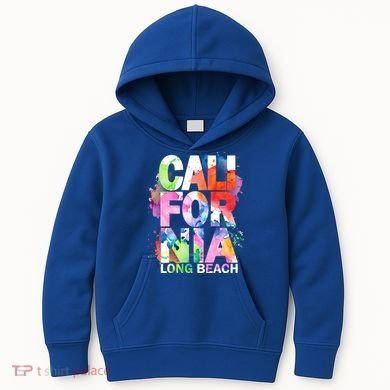 California Long Beach Kids Hoodie