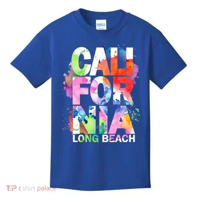 California Long Beach Kids T-Shirt