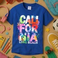 California Long Beach Kids T-Shirt thumb 3