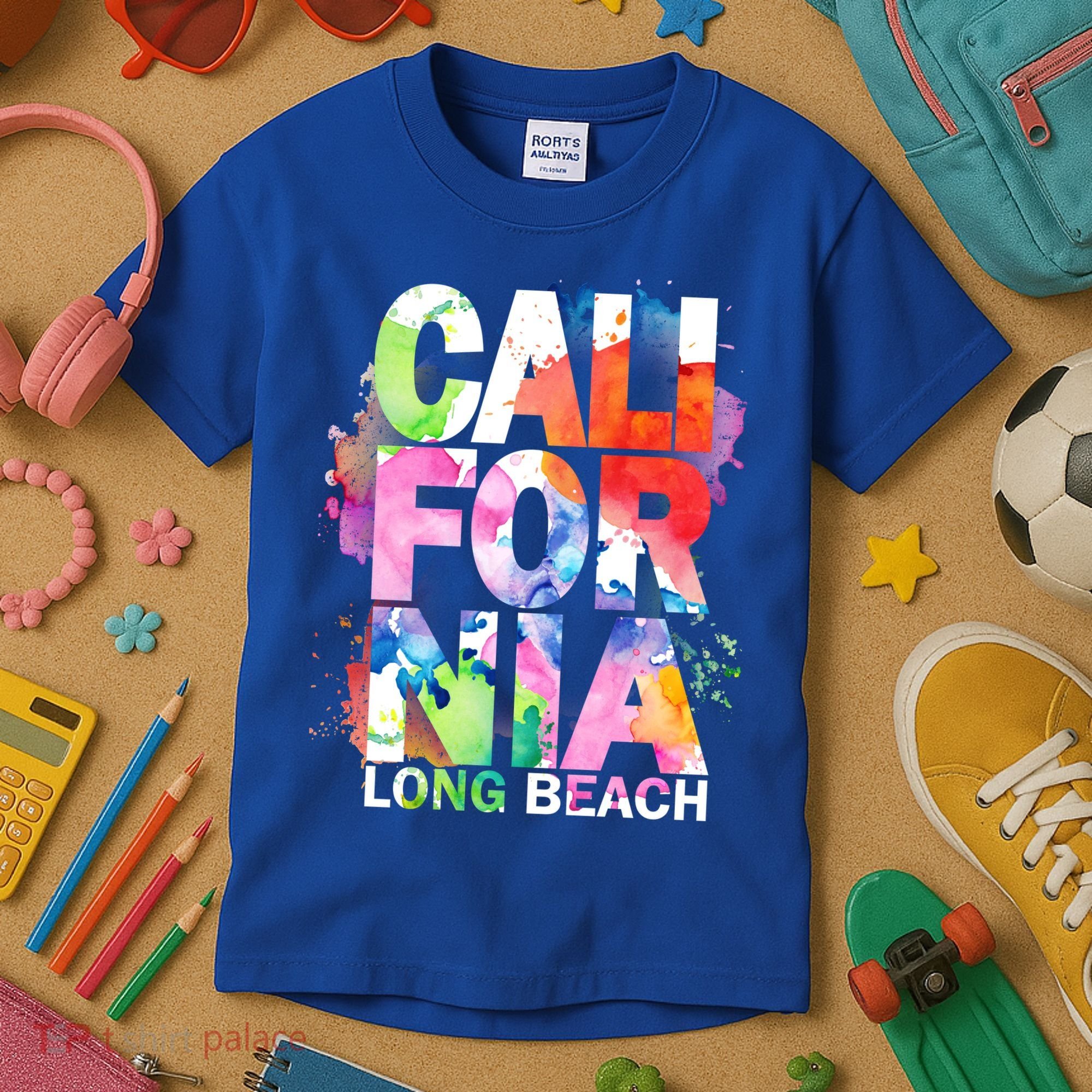 California Long Beach Kids T-Shirt