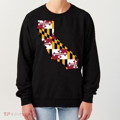 California Maryland Flag Women's Sweatshirt