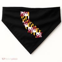 California Maryland Flag USA-Made Doggie Bandana thumb 0