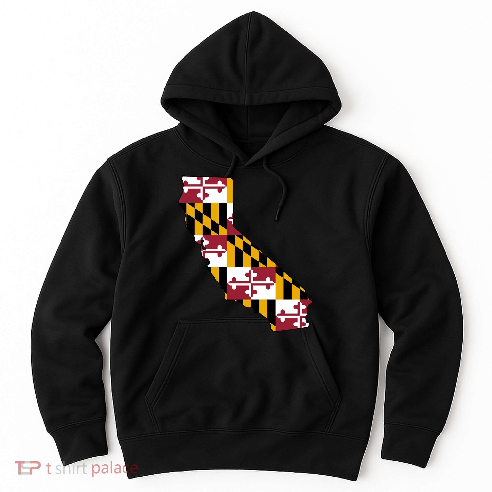 California Maryland Flag Hoodie