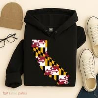California Maryland Flag Hoodie thumb 4