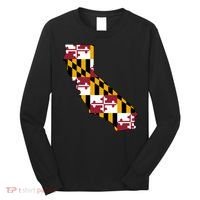 California Maryland Flag Long Sleeve Shirt thumb 0