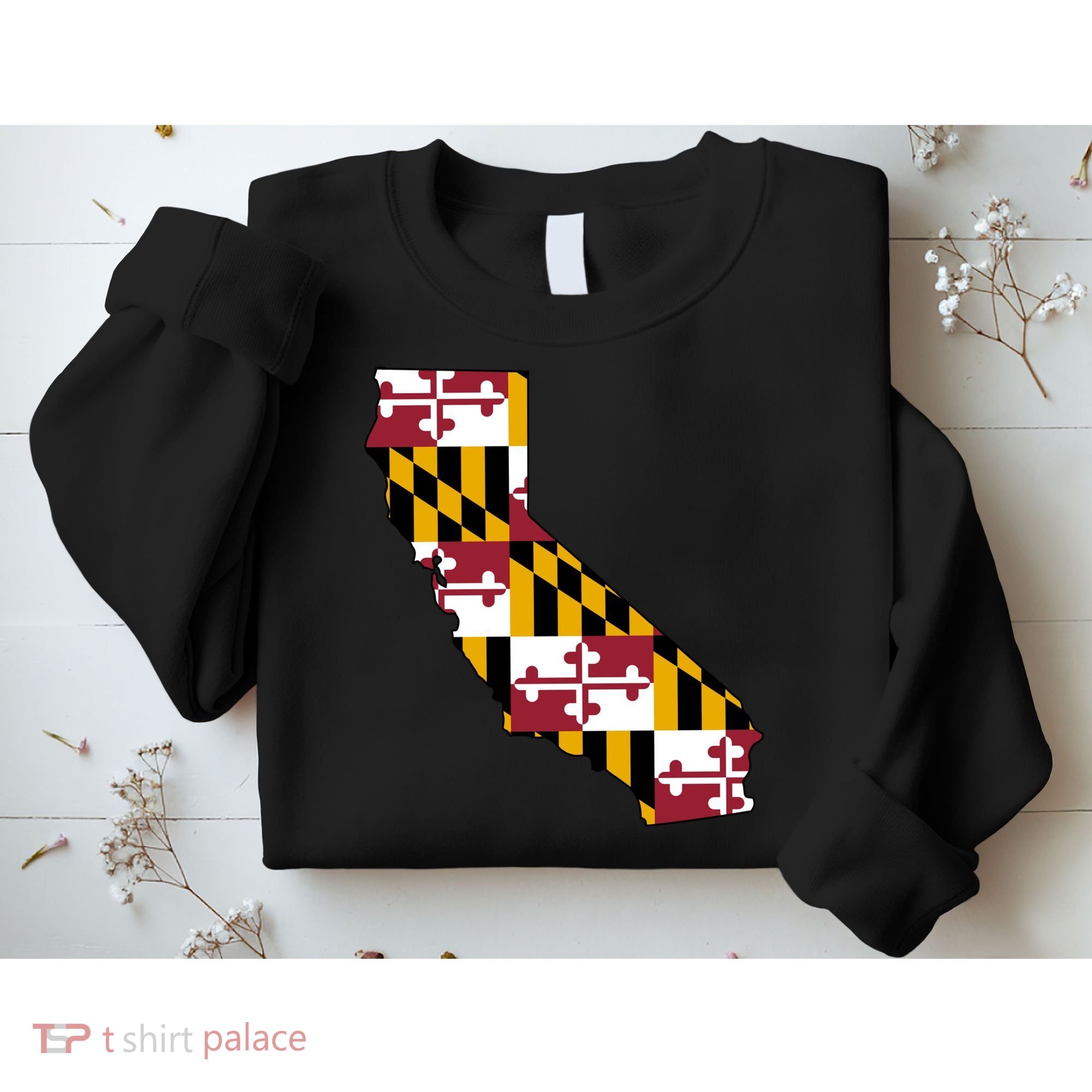 California Maryland Flag Sweatshirt