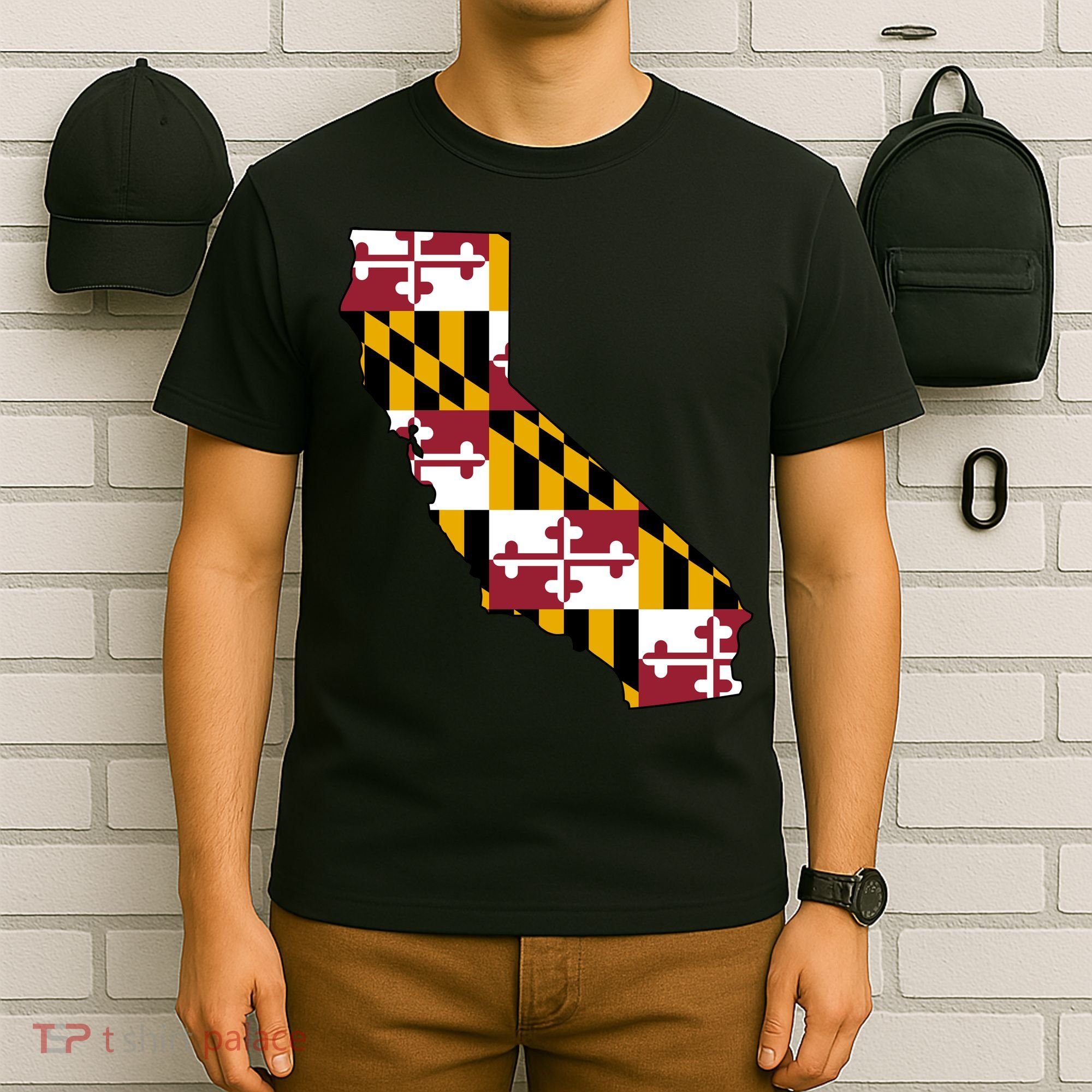 California Maryland Flag T-Shirt