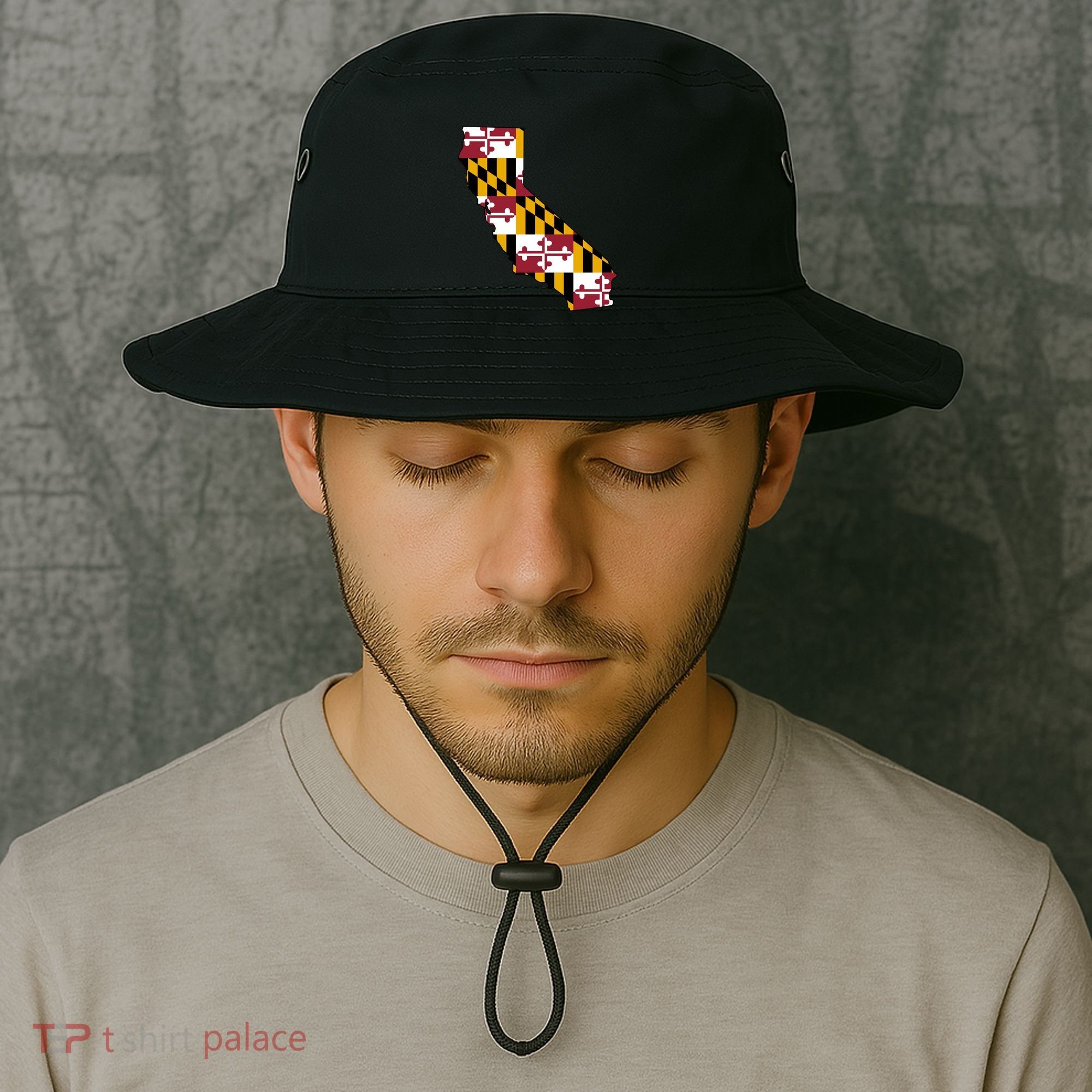 California Maryland Flag Bucket Hat