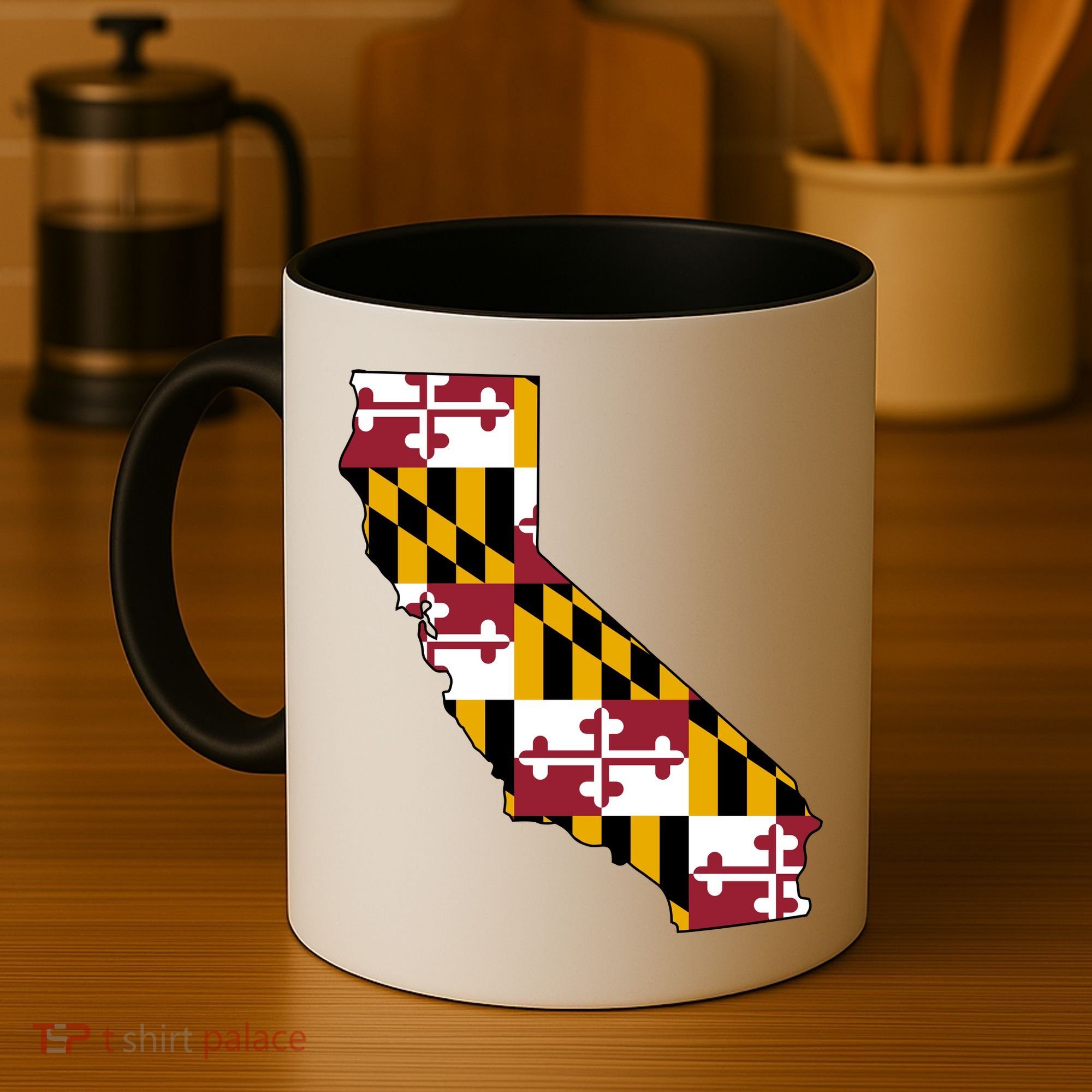 California Maryland Flag Coffee Mug