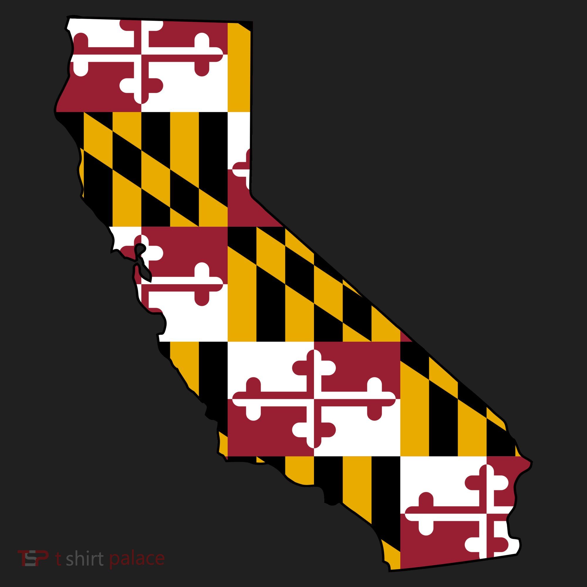 California Maryland Flag Beanie
