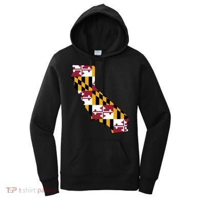 California Maryland Flag Women's Hoodie