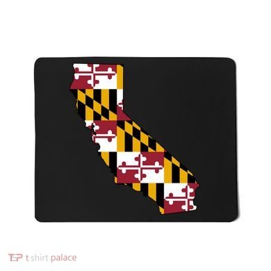 California Maryland Flag Mousepad