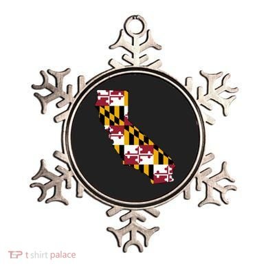 California Maryland Flag Ornament