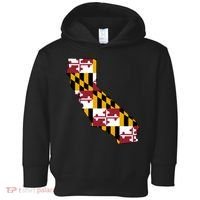 California Maryland Flag Toddler Hoodie thumb 0