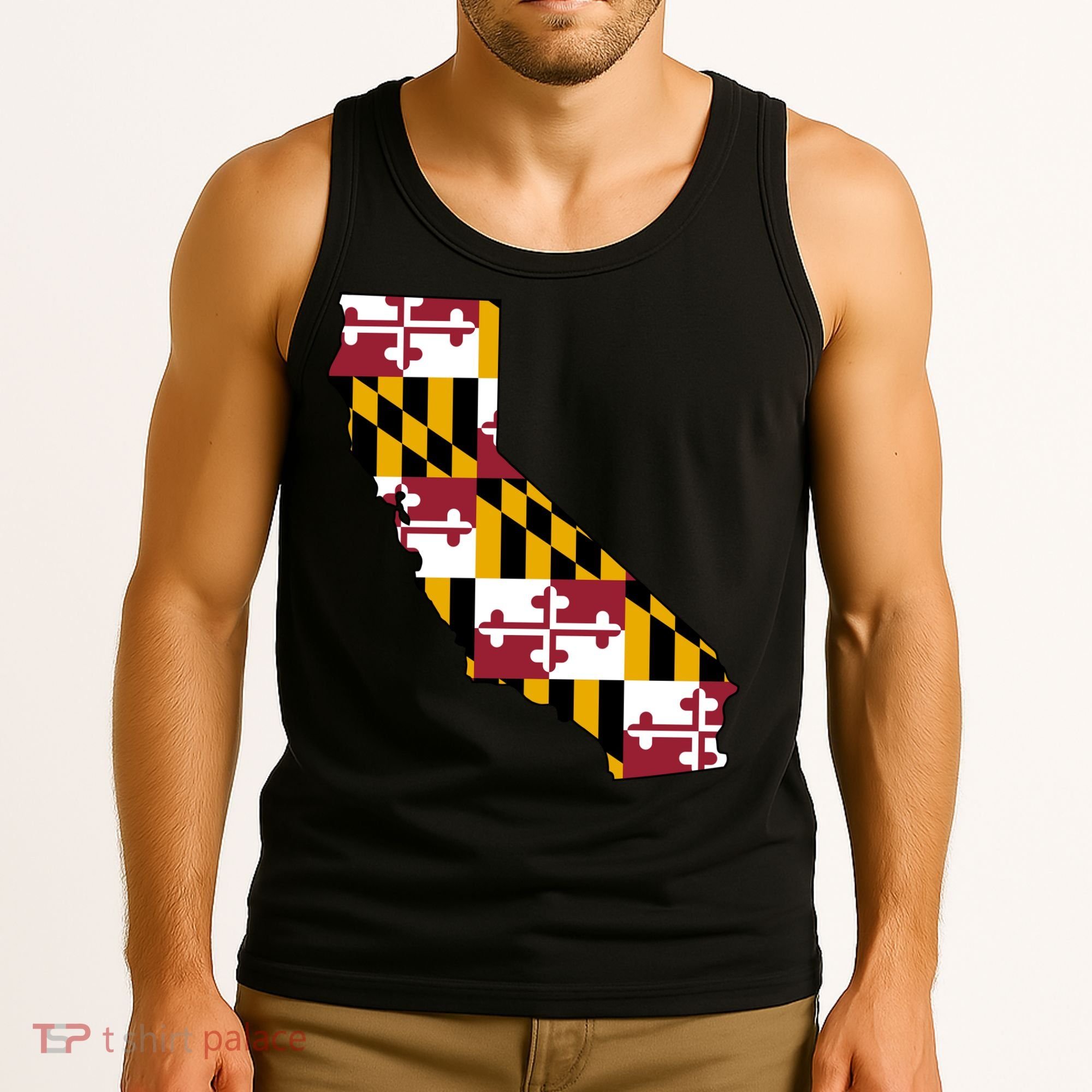 California Maryland Flag Tank Top