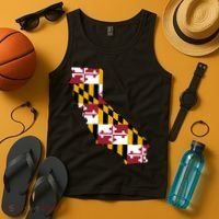 California Maryland Flag Tank Top thumb 4