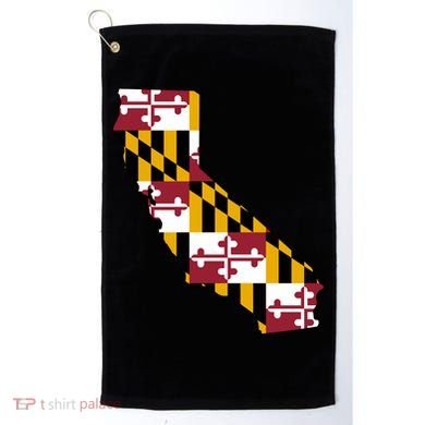 California Maryland Flag Golf Towel