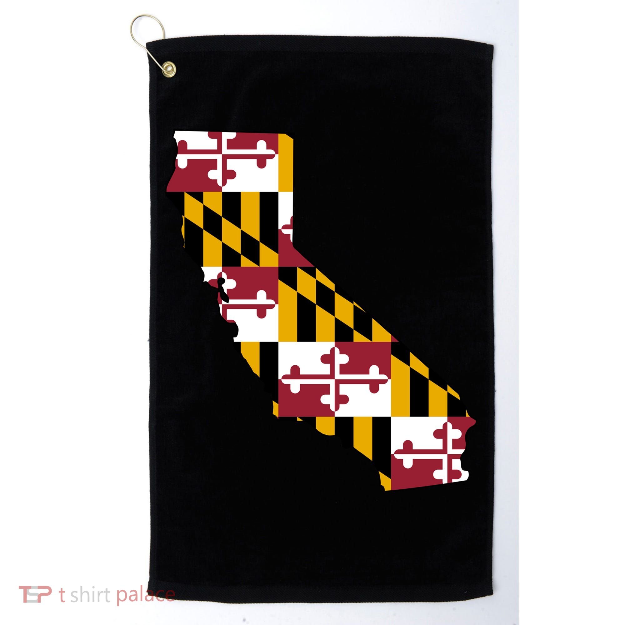 California Maryland Flag Golf Towel