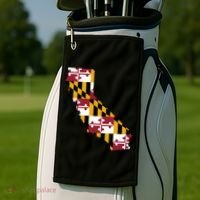 California Maryland Flag Golf Towel thumb 2
