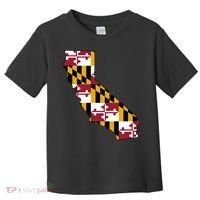 California Maryland Flag Toddler T-Shirt thumb 0
