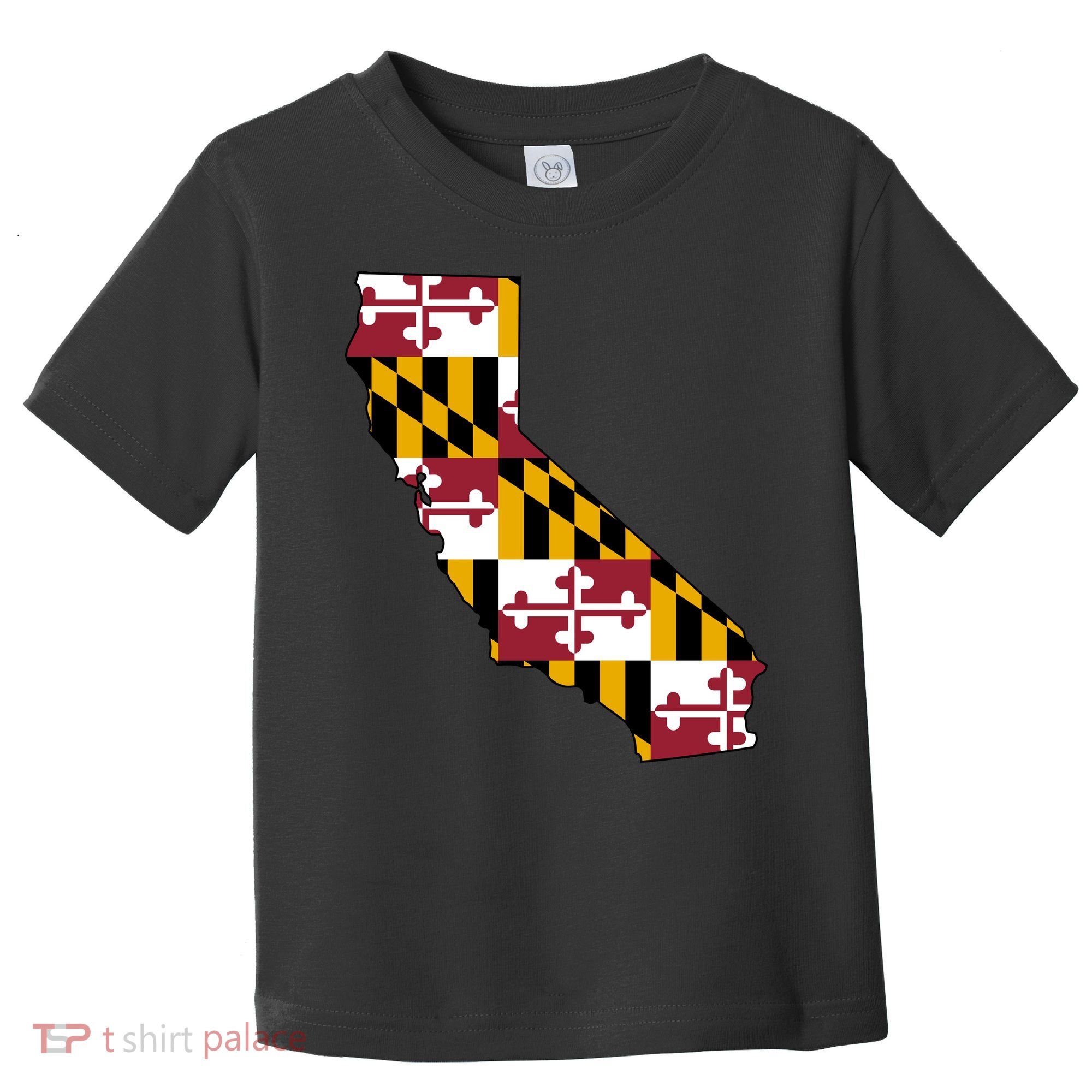 California Maryland Flag Toddler T-Shirt