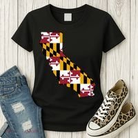 California Maryland Flag Women's T-Shirt thumb 3