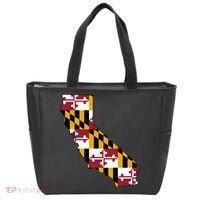 California Maryland Flag Tote Bag thumb 0