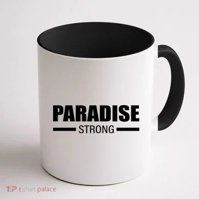 California Paradise Strong Coffee Mug back