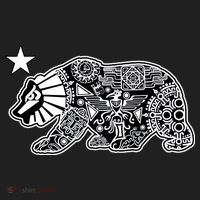 California Republic Aztec Bear Women's Sweatshirt thumb 2