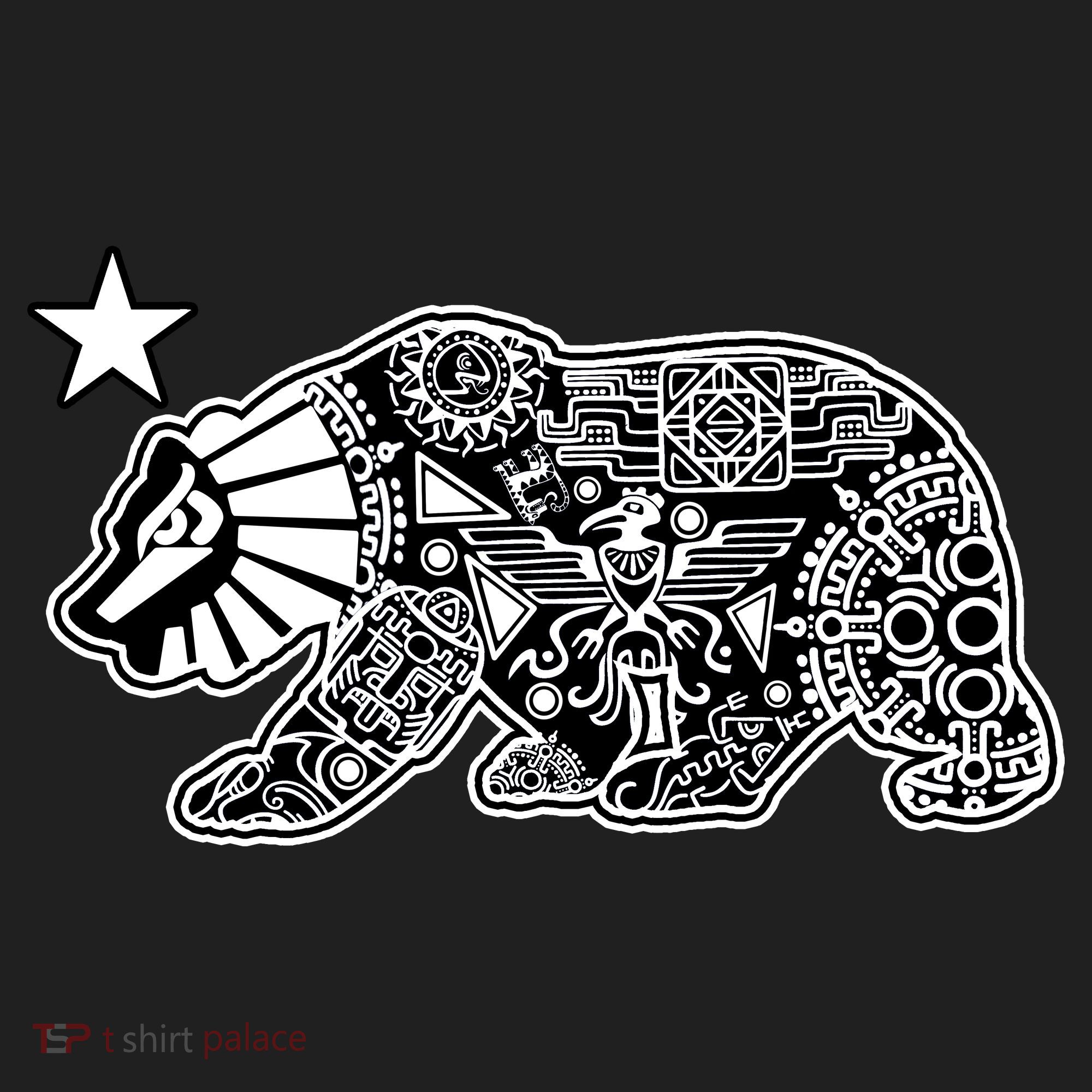 California Republic Aztec Bear Women's Sweatshirt