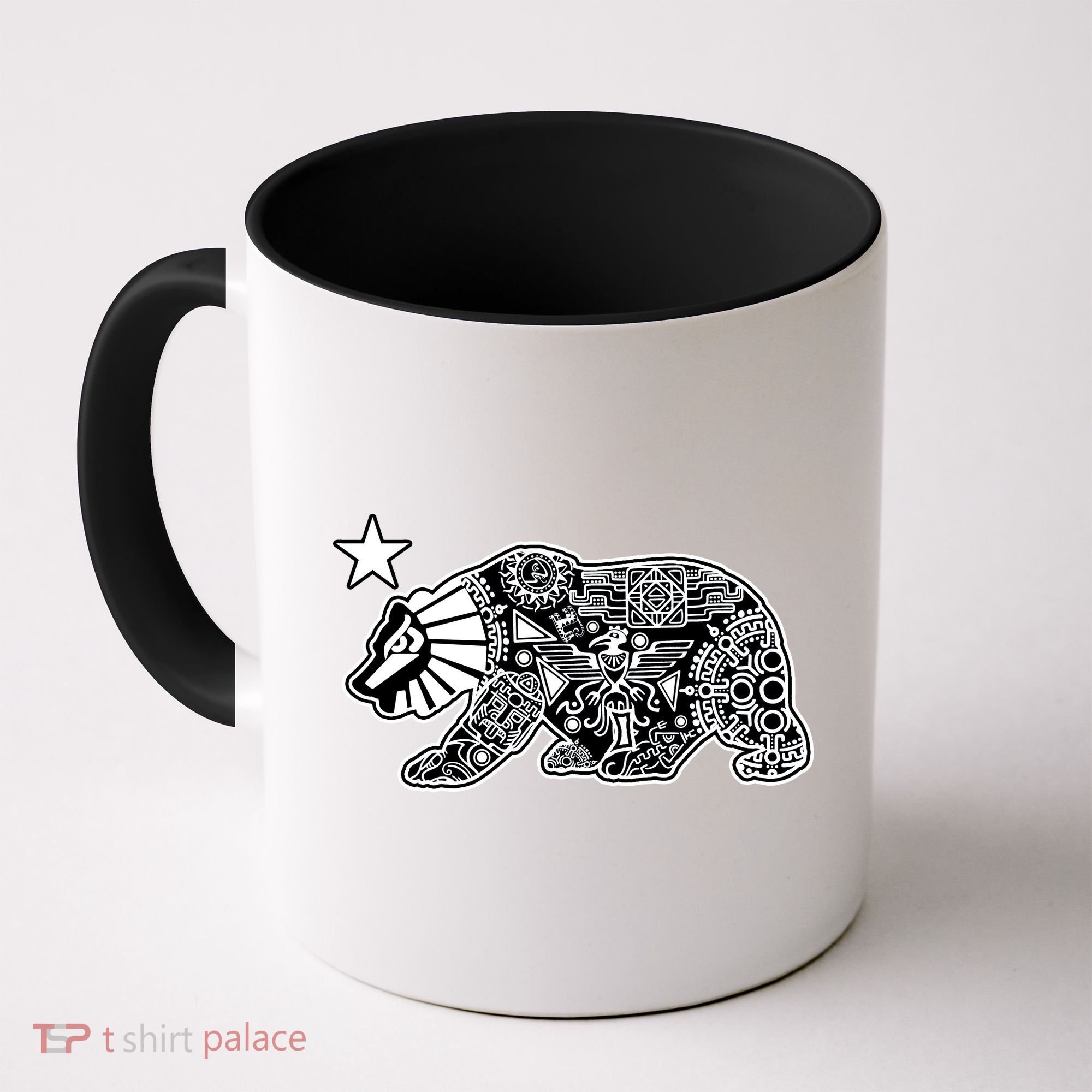 California Republic Aztec Bear Coffee Mug