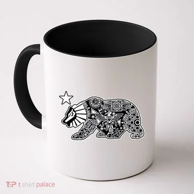 California Republic Aztec Bear Coffee Mug