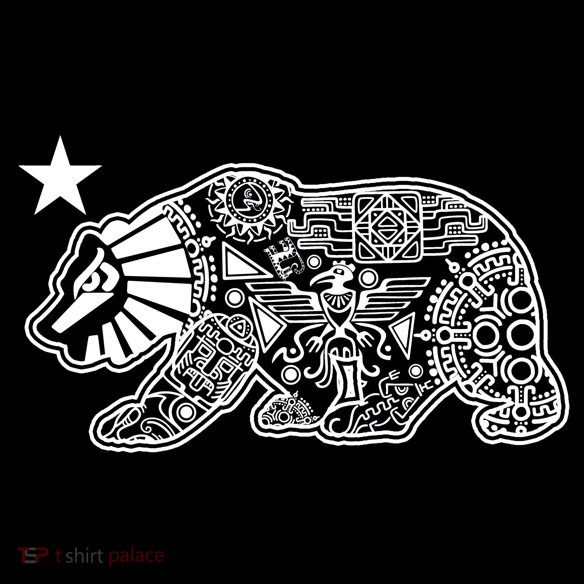 California Republic Aztec Bear Coffee Mug