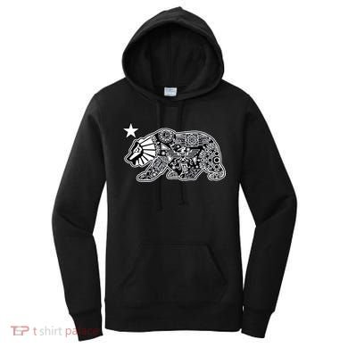 California Republic Aztec Bear Women's Hoodie