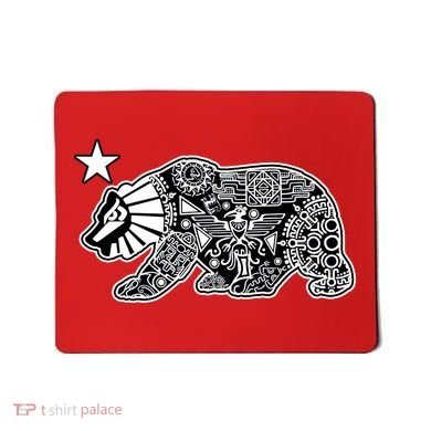 California Republic Aztec Bear Mousepad