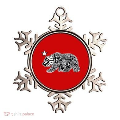 California Republic Aztec Bear Ornament