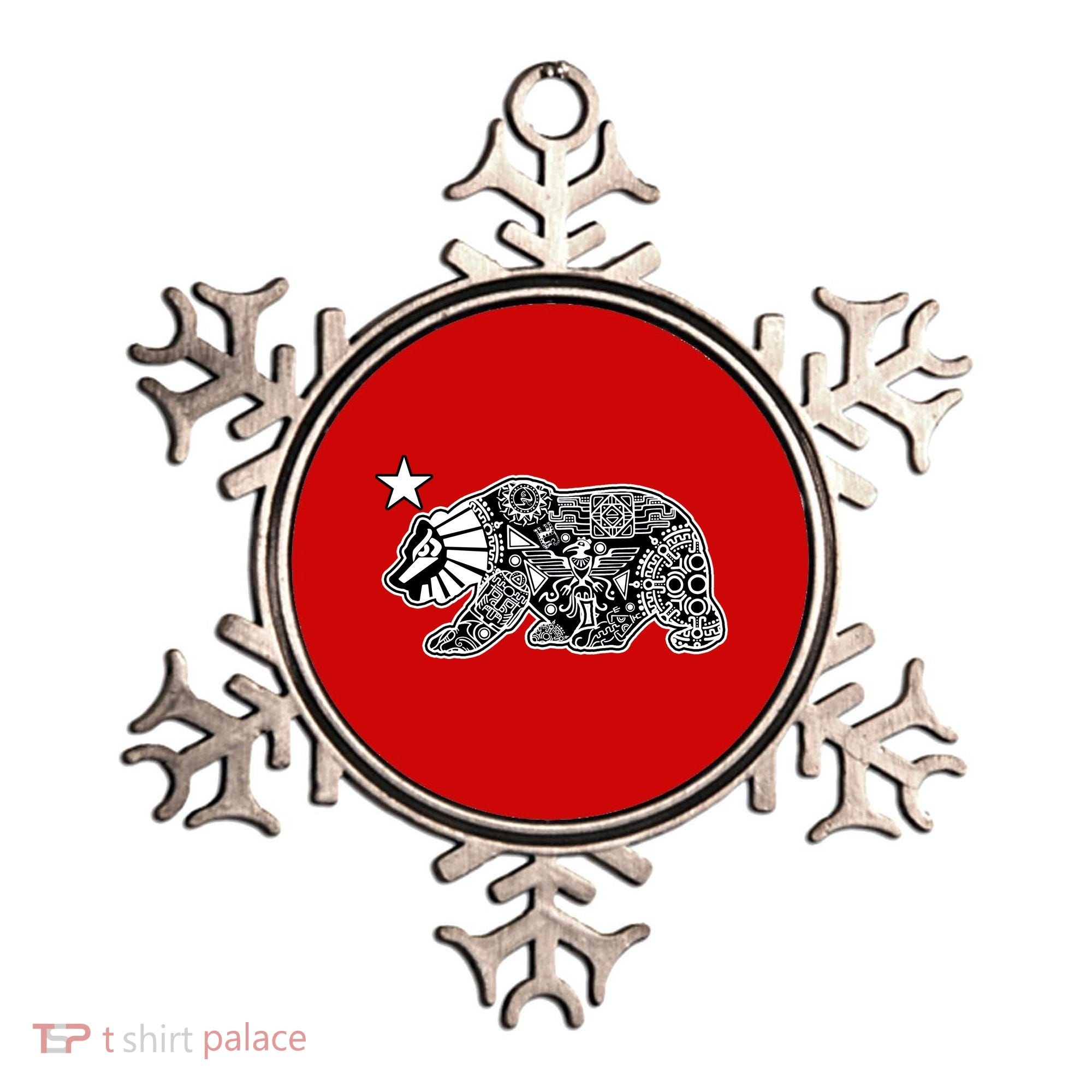 California Republic Aztec Bear Ornament