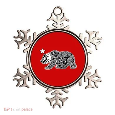 California Republic Aztec Bear Ornament