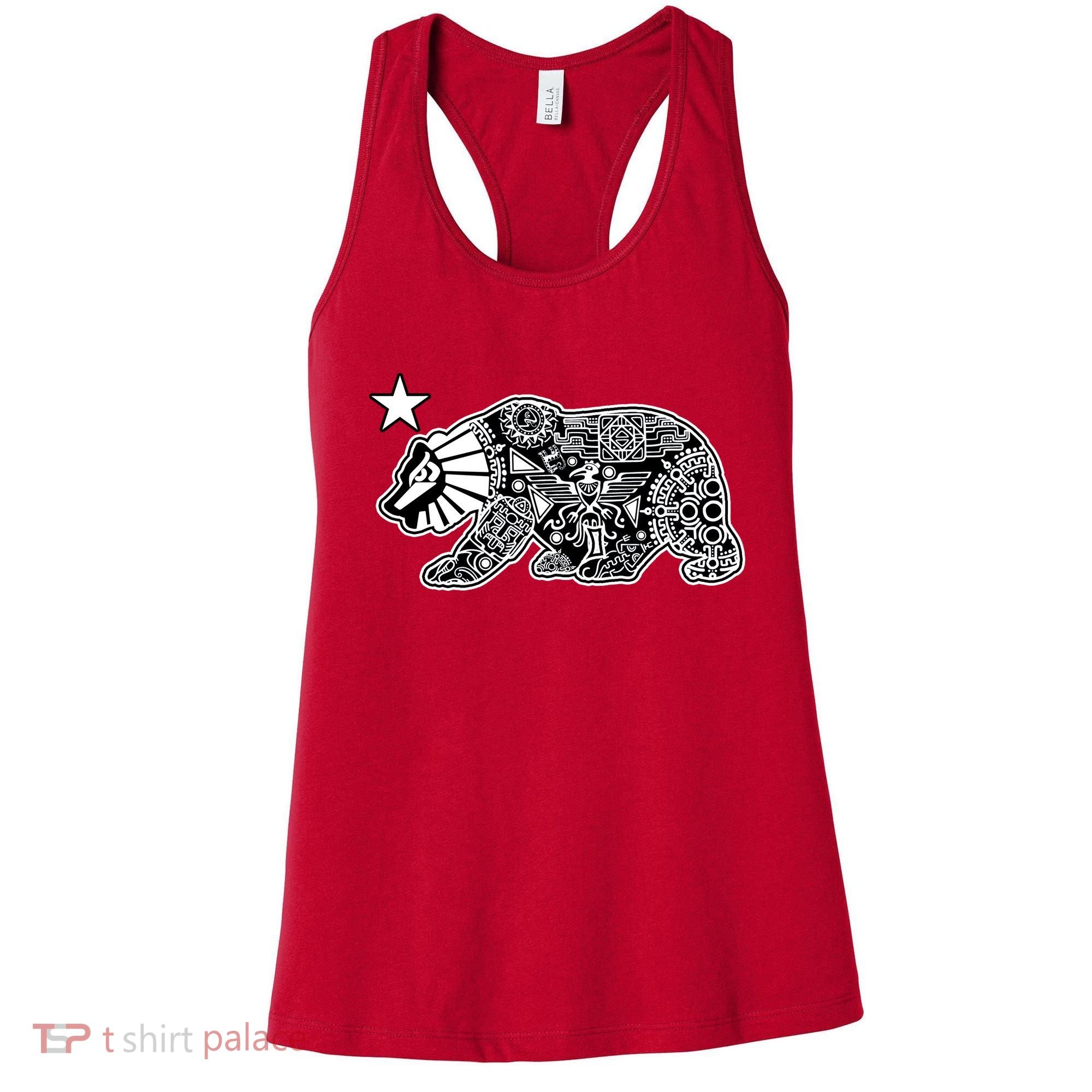 California Republic Aztec Bear Women's Tank Top